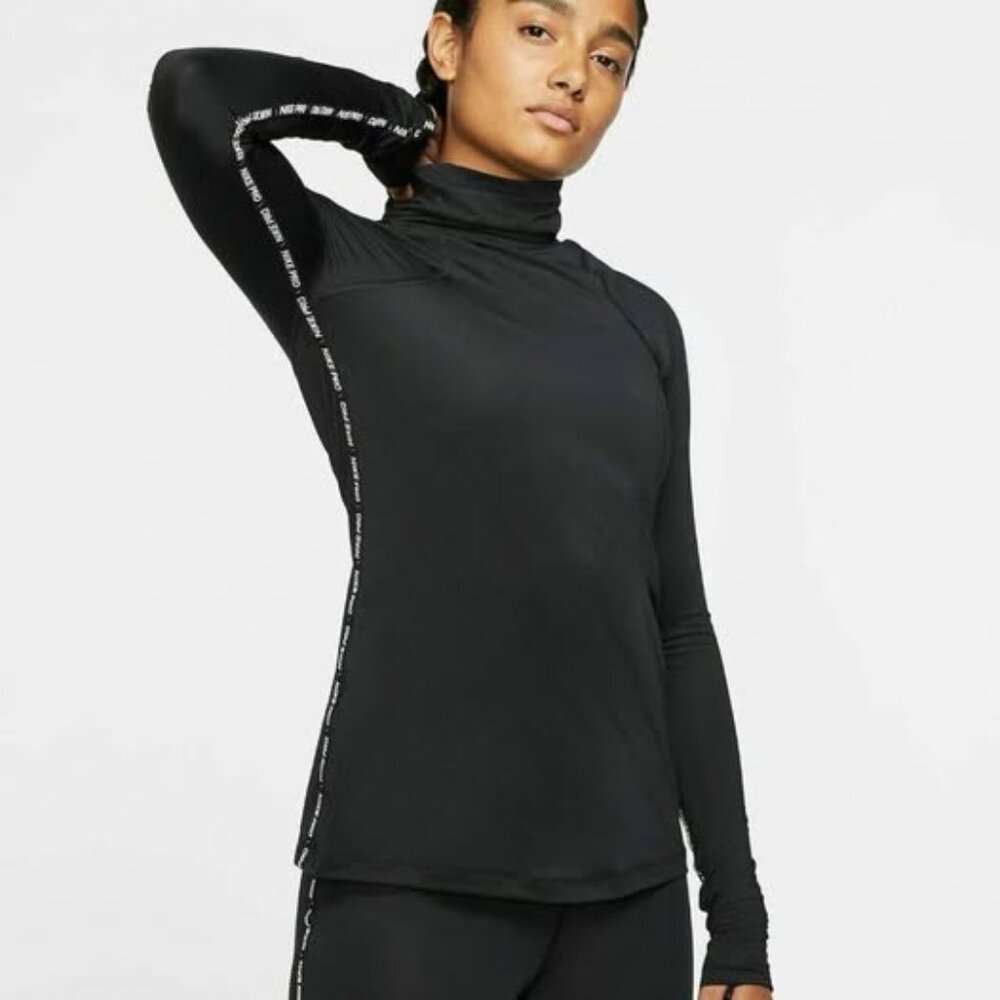Nike Womens Pro turtleneck Dri-Fit running top